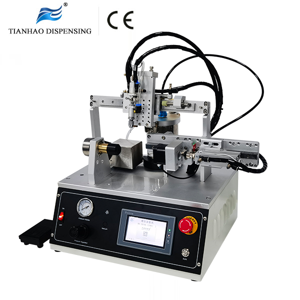 Pre-coating glue Thread coating machine with Touch screen