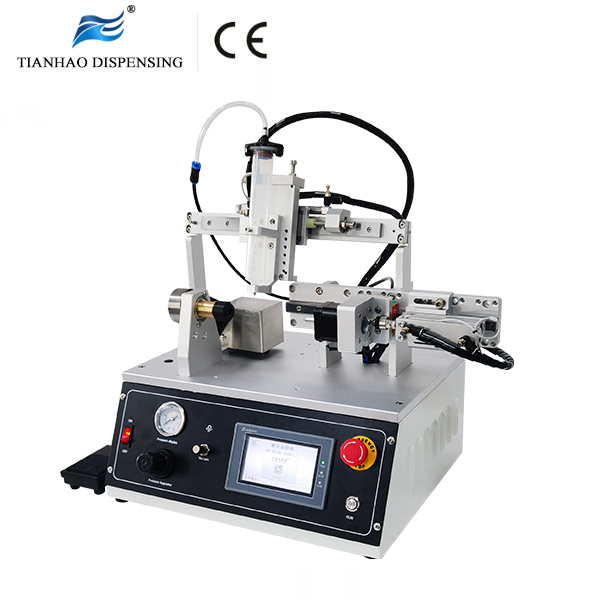 Thread coating machine with Touch screen